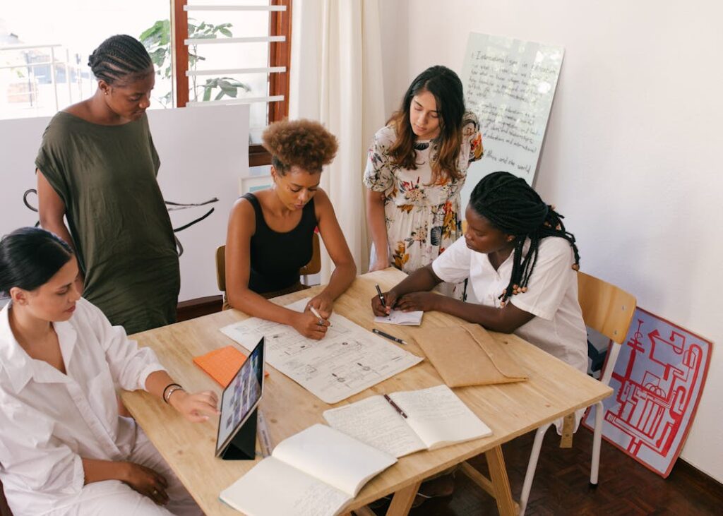 posto di lavoro collaborativo dove sono messe in atto best pratices in azienda e azioni di wellbeing